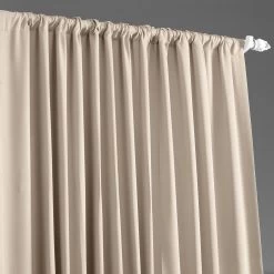 Eggnog Extra Wide Room Darkening Curtain -Chic Curtains Shop BOCH 120601 DW 23439 1