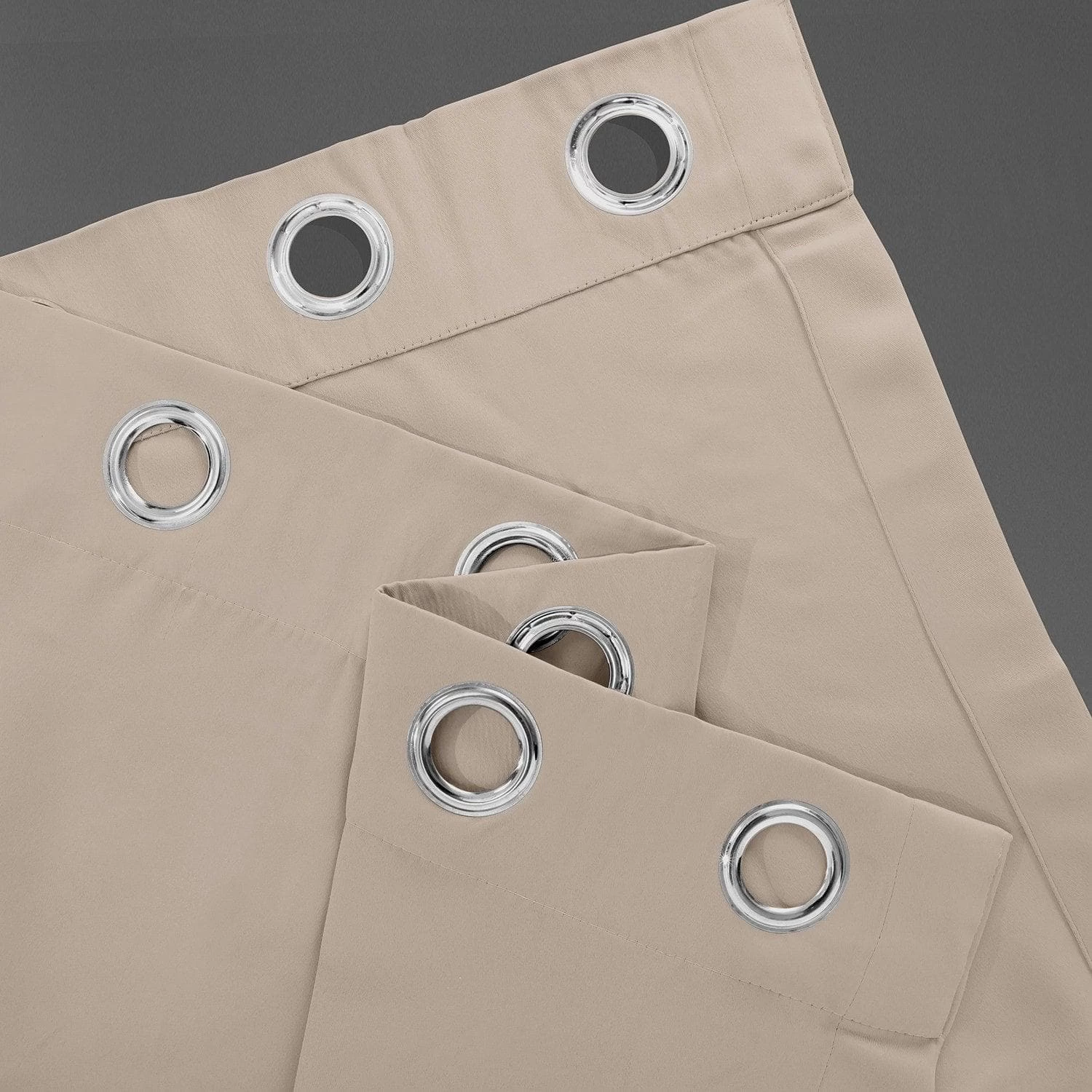 Eggnog Extra Wide Grommet Room Darkening Curtain 5 Eggnog Extra Wide Grommet Room Darkening Curtain - Image 3