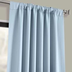 Frosted Blue Room Darkening Curtain -Chic Curtains Shop BOCH 134308 35645 1
