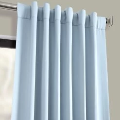 Frosted Blue Room Darkening Curtain -Chic Curtains Shop BOCH 134308 35645 2