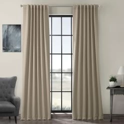 Classic Taupe Room Darkening Curtain