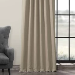 Classic Taupe Room Darkening Curtain -Chic Curtains Shop BOCH 151304 35640 3