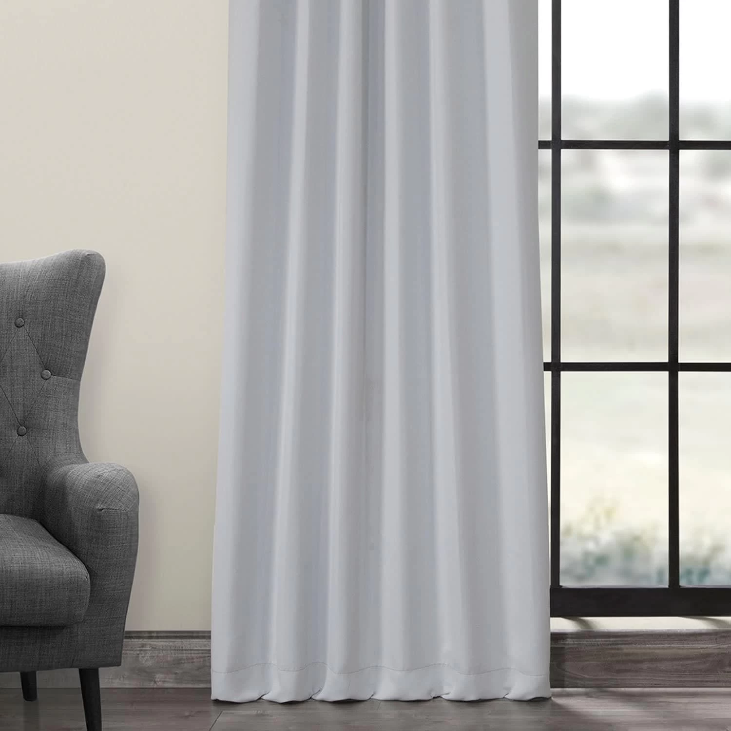 Arctic Grey Room Darkening Curtain 7 Arctic Grey Room Darkening Curtain - Image 5