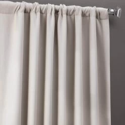 Alabaster Beige Room Darkening Curtain -Chic Curtains Shop BOCH 171113 45965 2