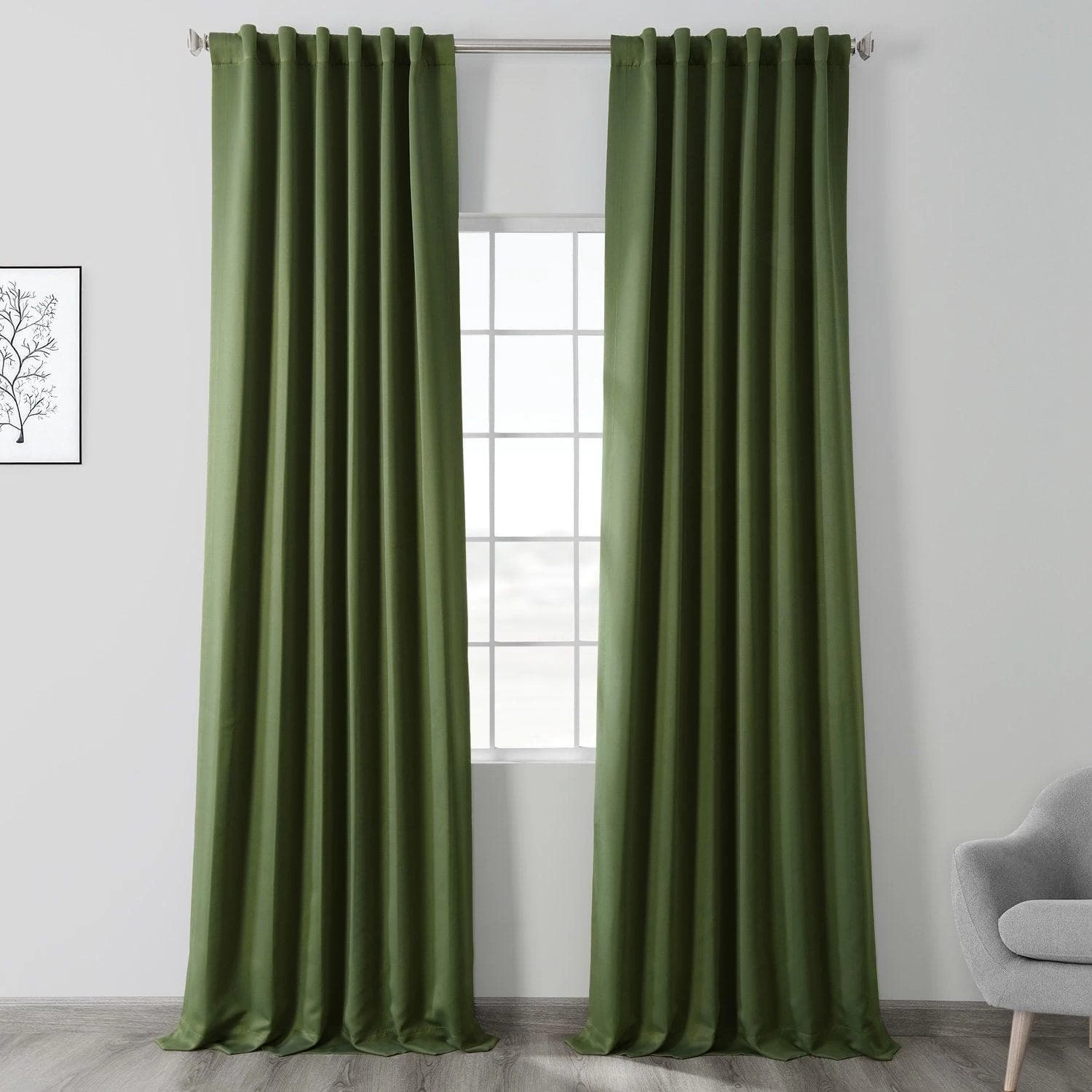 Oasis Green Room Darkening Curtain 3 Oasis Green Room Darkening Curtain
