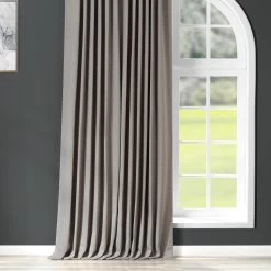 Neutral Grey Extra Wide Room Darkening Curtain -Chic Curtains Shop BOCH 174402 DW 23444 3