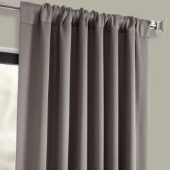 Neutral Grey Room Darkening Curtain -Chic Curtains Shop BOCH 174402 15030 1