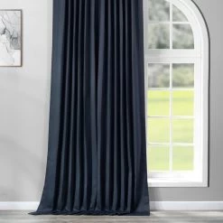 Navy Blue Extra Wide Room Darkening Curtain -Chic Curtains Shop BOCH 193810 DW 35209 3