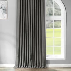 Anthracite Grey Extra Wide Room Darkening Curtain 11 Anthracite Grey Extra Wide Room Darkening Curtain -Chic Curtains Shop BOCH 201403 DW 23448 3
