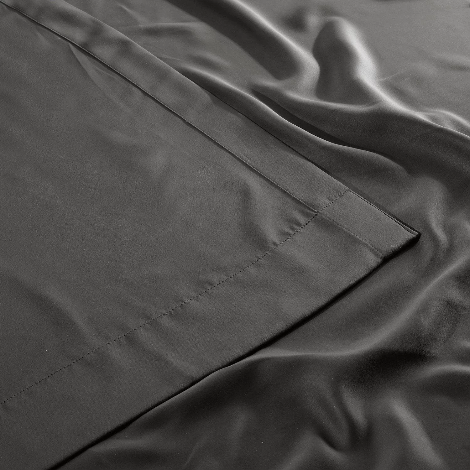 Anthracite Grey Extra Wide Room Darkening Curtain 6 Anthracite Grey Extra Wide Room Darkening Curtain - Image 4