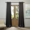 Anthracite Grey Grommet Room Darkening Curtain -Chic Curtains Shop BOCH 201403 GR 23496