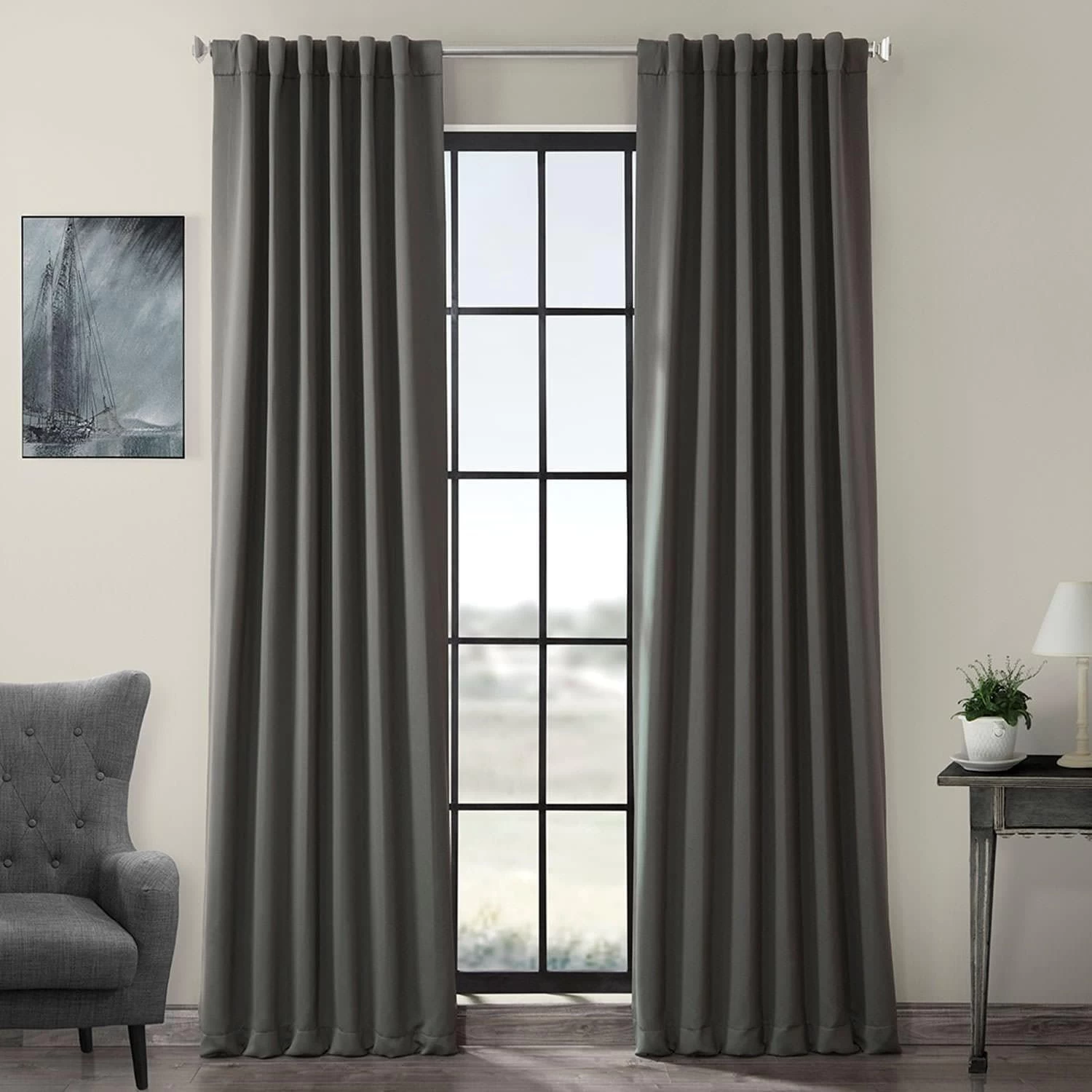 Anthracite Grey Room Darkening Curtain 3 Anthracite Grey Room Darkening Curtain