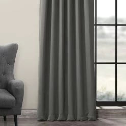 Anthracite Grey Room Darkening Curtain 12 Anthracite Grey Room Darkening Curtain -Chic Curtains Shop BOCH 201403 23475 3