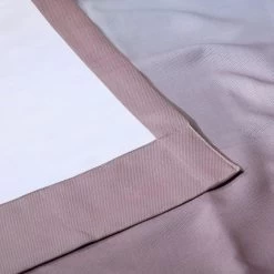 Parallel Pink Printed Faux Linen Room Darkening Curtain -Chic Curtains Shop BOCH DLN191E 53682 5