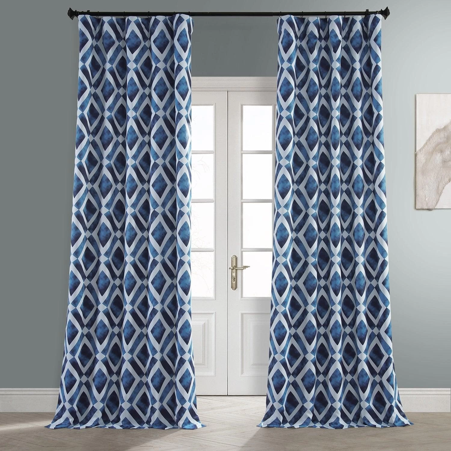 Piazza Blue Room Darkening Curtain 3 Piazza Blue Room Darkening Curtain