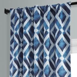 Piazza Blue Room Darkening Curtain 11 Piazza Blue Room Darkening Curtain -Chic Curtains Shop BOCH HKC21062 83585 3