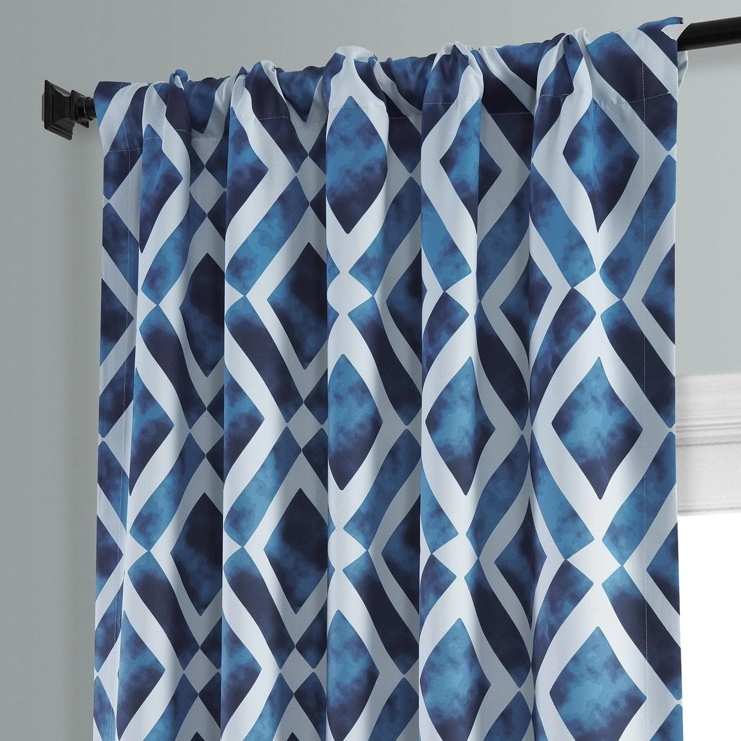 Piazza Blue Room Darkening Curtain 6 Piazza Blue Room Darkening Curtain - Image 4
