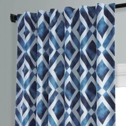 Piazza Blue Room Darkening Curtain 10 Piazza Blue Room Darkening Curtain -Chic Curtains Shop BOCH HKC21062 83585 4