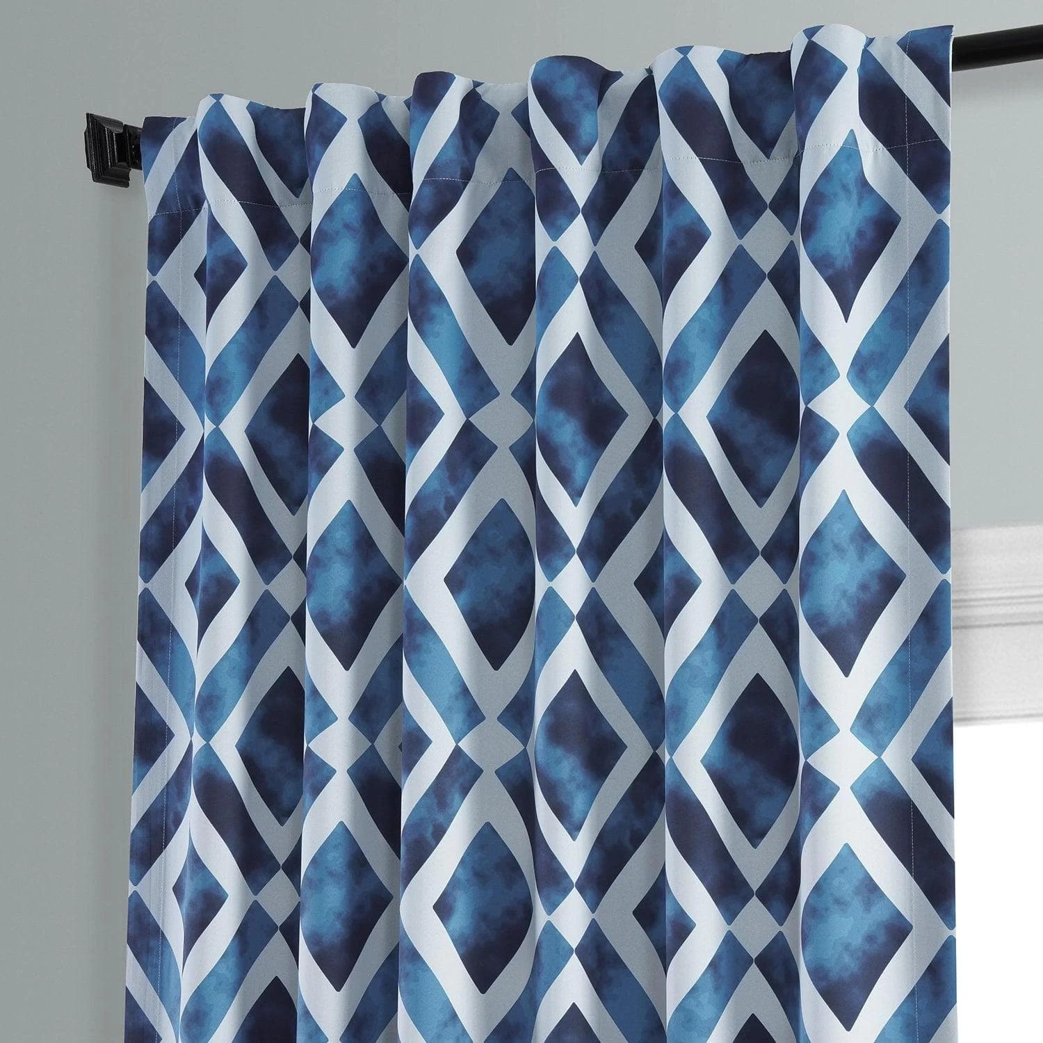 Piazza Blue Room Darkening Curtain 5 Piazza Blue Room Darkening Curtain - Image 3