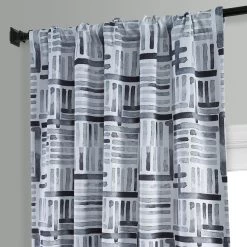 Hashtag Basic Black Room Darkening Curtain -Chic Curtains Shop BOCH HKC21064A 83587 3