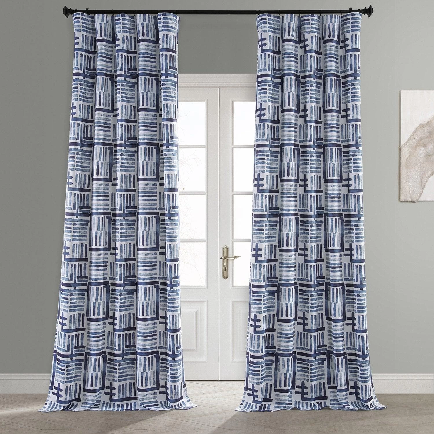 Hashtag Basic Blue Room Darkening Curtain 3 Hashtag Basic Blue Room Darkening Curtain