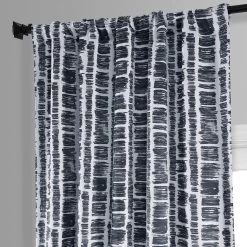 Matchstick Charcoal Black Room Darkening Curtain 11 Matchstick Charcoal Black Room Darkening Curtain -Chic Curtains Shop BOCH HKC21066A 83591 3