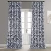 Gridlock Black Steel Room Darkening Curtain -Chic Curtains Shop BOCH HKC21069 83595 1