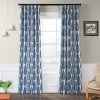 Medallion Blue Room Darkening Curtain -Chic Curtains Shop BOCH KC107 41624