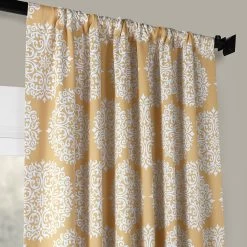 Meridian Gold Room Darkening Curtain -Chic Curtains Shop BOCH KC109B 41628 2