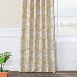 Meridian Gold Room Darkening Curtain -Chic Curtains Shop BOCH KC109B 41628 4