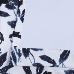 Hibiscus Blue Room Darkening Curtain 12 Hibiscus Blue Room Darkening Curtain -Chic Curtains Shop BOCH KC113 41633 4