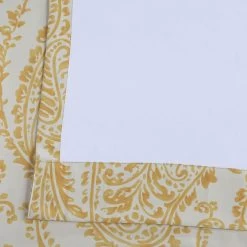 Tea Time Yellow Room Darkening Curtain -Chic Curtains Shop BOCH KC16072C 47624 4