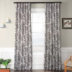 Tea Time Copper Brown Room Darkening Curtain