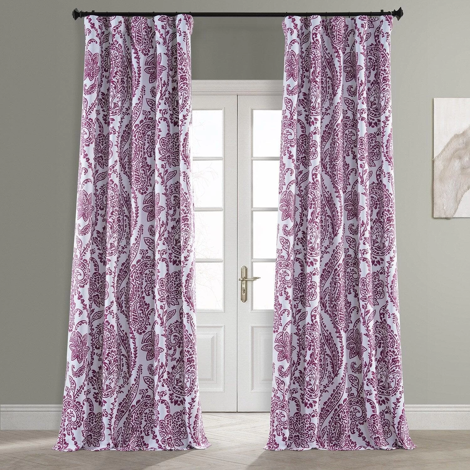 Tea Time Cranberry Room Darkening Curtain 3 Tea Time Cranberry Room Darkening Curtain