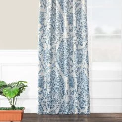 Tea Time China Blue Room Darkening Curtain 13 Tea Time China Blue Room Darkening Curtain -Chic Curtains Shop BOCH KC16072 36731 3