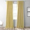Abstract Misted Yellow Room Darkening Curtain -Chic Curtains Shop BOCH KC16075 36733