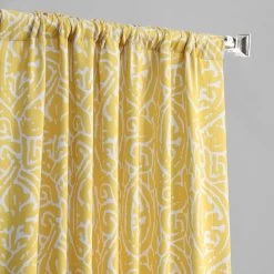 Abstract Misted Yellow Room Darkening Curtain 10 Abstract Misted Yellow Room Darkening Curtain -Chic Curtains Shop BOCH KC16075 36733 1