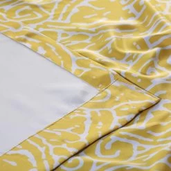 Abstract Misted Yellow Room Darkening Curtain 11 Abstract Misted Yellow Room Darkening Curtain -Chic Curtains Shop BOCH KC16075 36733 4