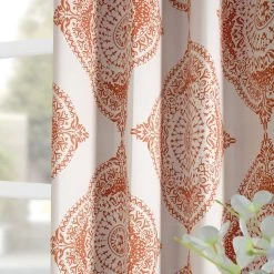 Henna Grommet Room Darkening Curtain -Chic Curtains Shop BOCH KC27 GR alt1