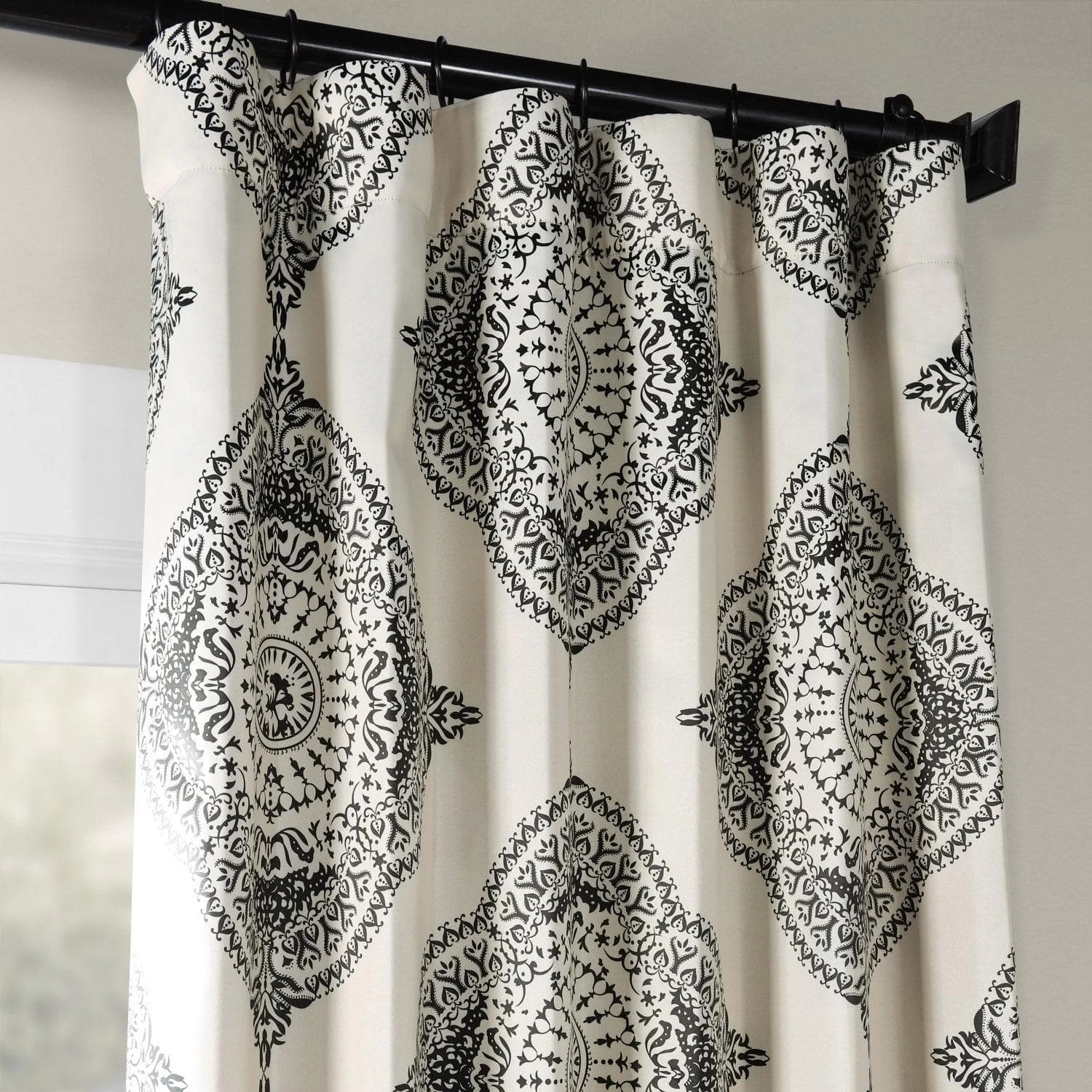Henna Black Room Darkening Curtain 4 Henna Black Room Darkening Curtain - Image 2