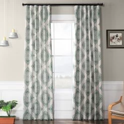 Henna Clover Room Darkening Curtain