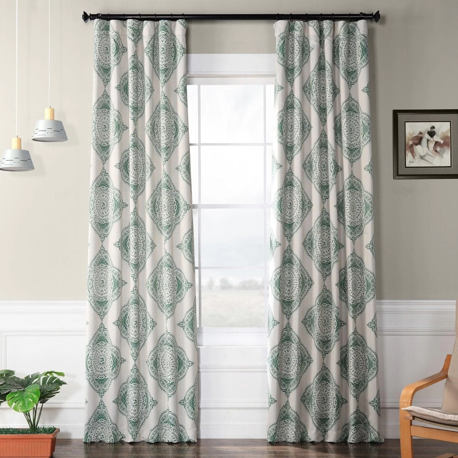 Henna Clover Room Darkening Curtain 3 Henna Clover Room Darkening Curtain