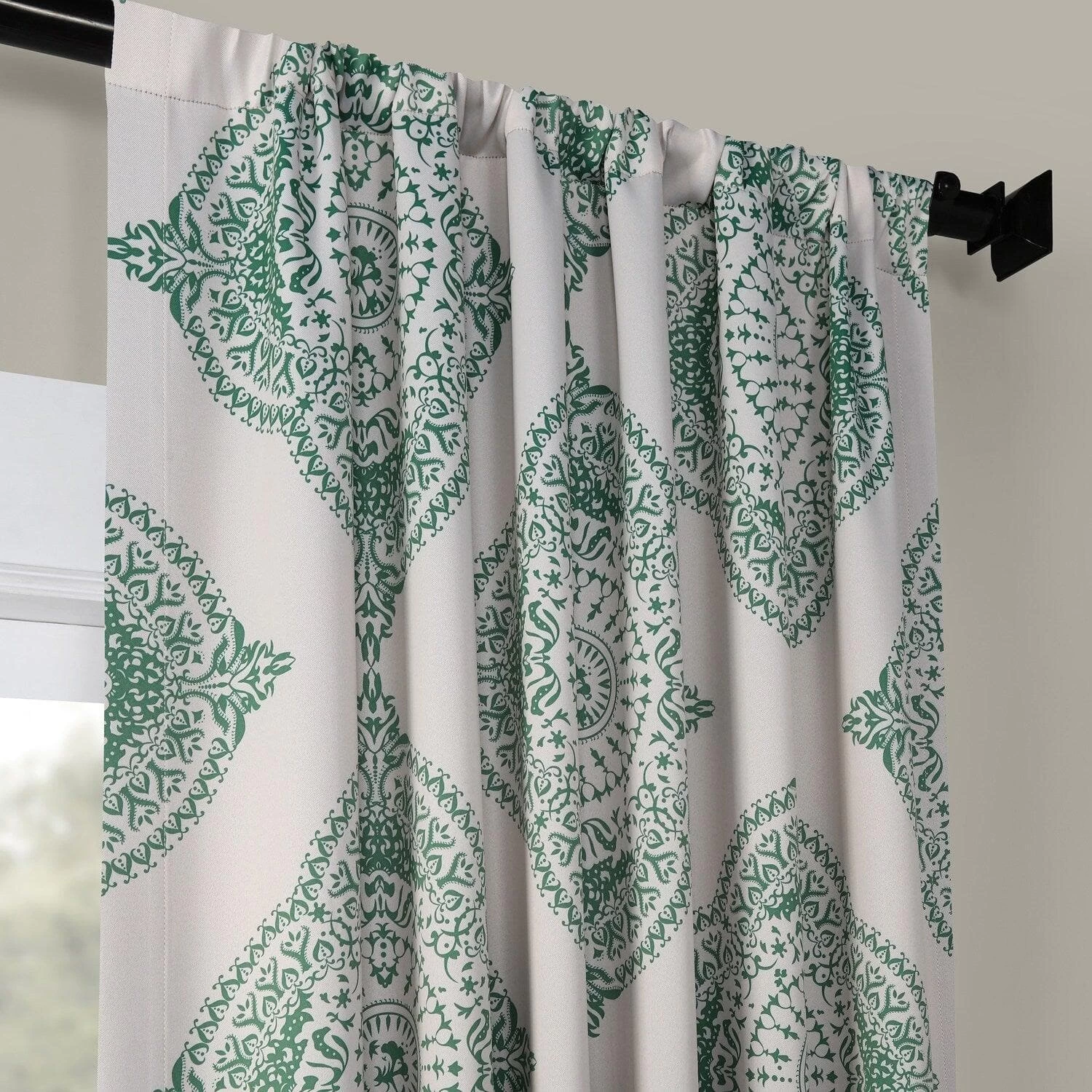 Henna Clover Room Darkening Curtain 6 Henna Clover Room Darkening Curtain - Image 4