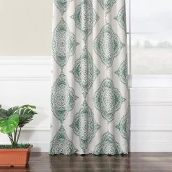 Henna Clover Room Darkening Curtain 13 Henna Clover Room Darkening Curtain -Chic Curtains Shop BOCH KC27D 49492 4