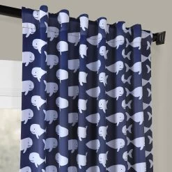 Migaloo Navy Room Darkening Curtain -Chic Curtains Shop BOCH KC52 39706 3