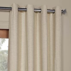 Candlelight Grommet Textured Bellino Room Darkening Curtain -Chic Curtains Shop BOCH PL1604 GR 25944 2