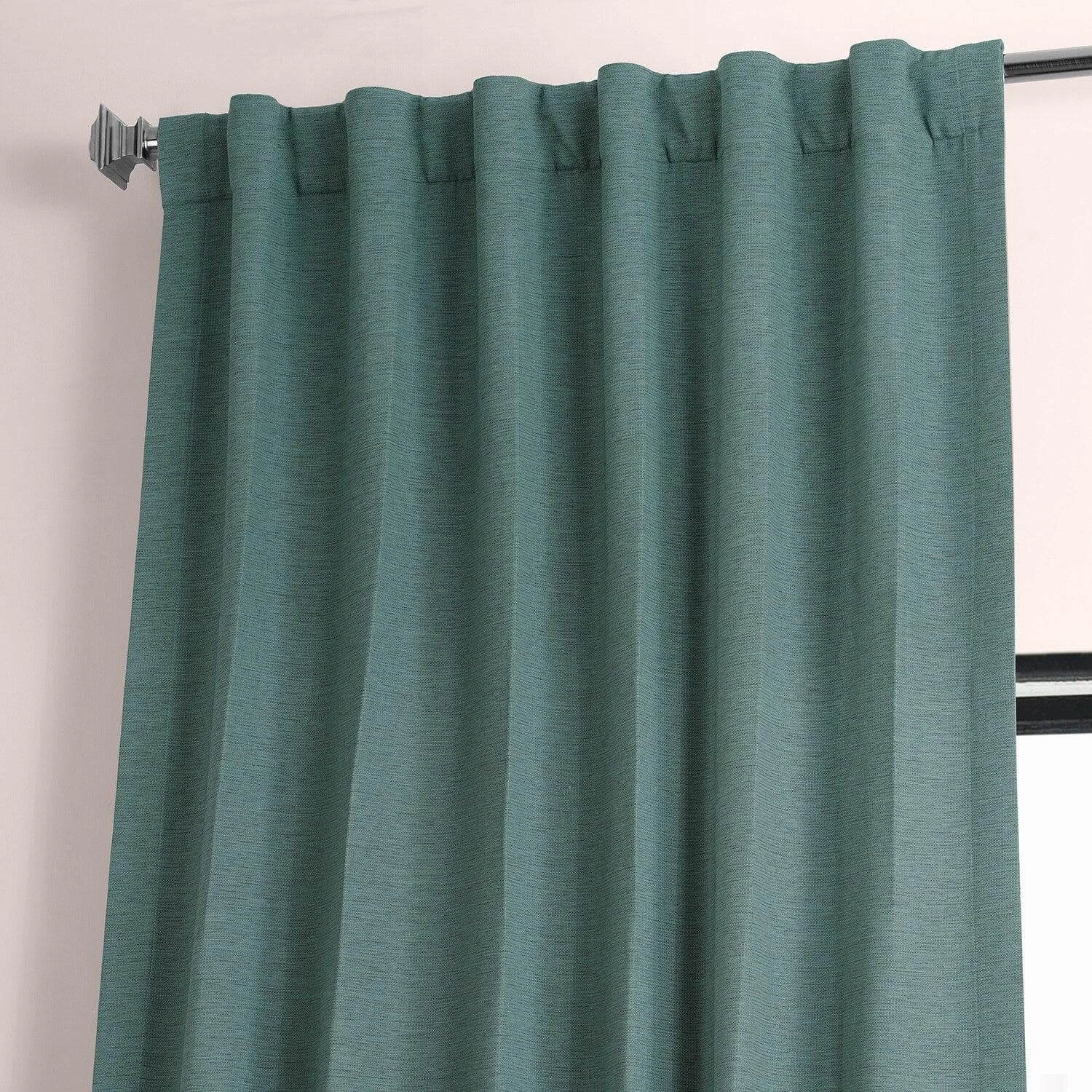 Jadite Textured Bellino Room Darkening Curtain 5 Jadite Textured Bellino Room Darkening Curtain - Image 3