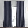 Wild Blue Textured Bellino Room Darkening Curtain -Chic Curtains Shop BOCH PL1704 39737