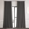 Armour Grey Textured Bellino Room Darkening Curtain 1 Armour Grey Textured Bellino Room Darkening Curtain -Chic Curtains Shop BOCH PL1804 49011