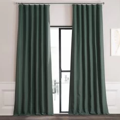 Pine Forest Textured Bellino Room Darkening Curtain